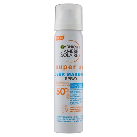 Garnier Ambre Solaire Super Uv Over Make-up Spray 50+ 75 ml